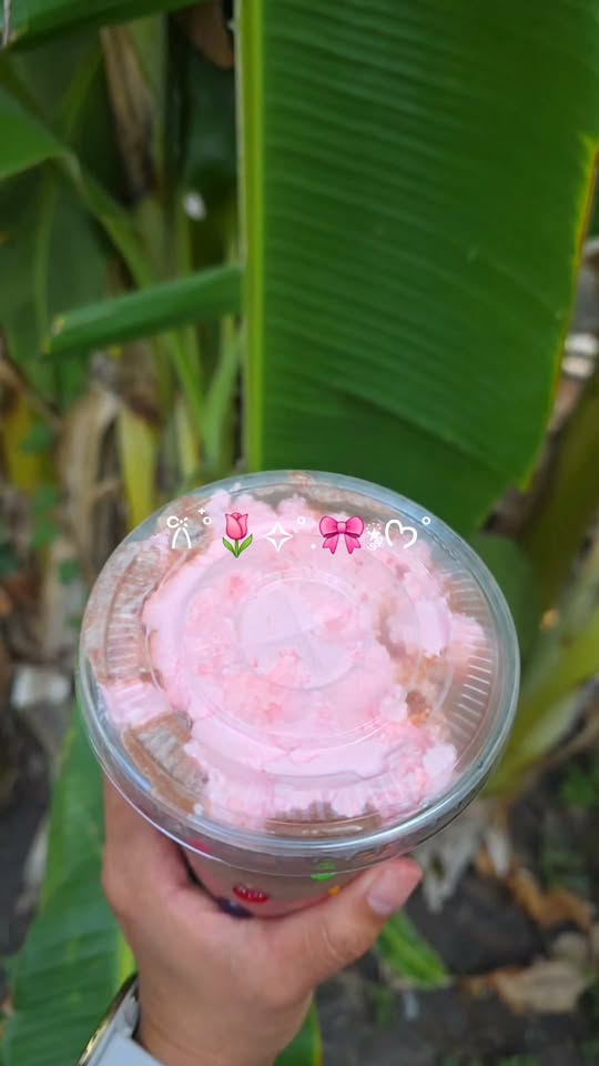 G-Vital Vibes pink drink by banana leaf