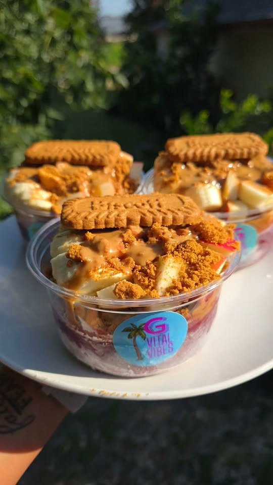 G-Vital Vibes Biscoff dessert bowls